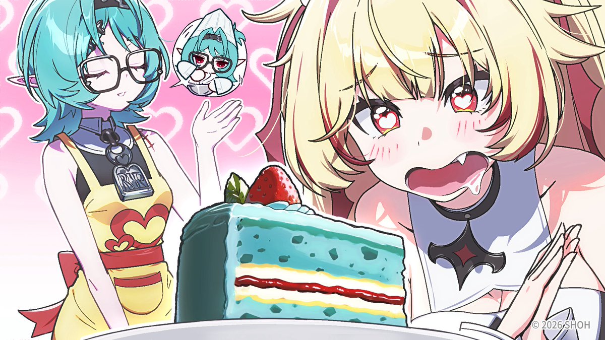 SHOH_1031's tweet photo. #zzzero #ZenlessZoneZero‌ #ZZZeroart #Claret #Roxy 
록시가 만들어준 록시케이크🍰 https://t.co/GWFX8sHDAw
