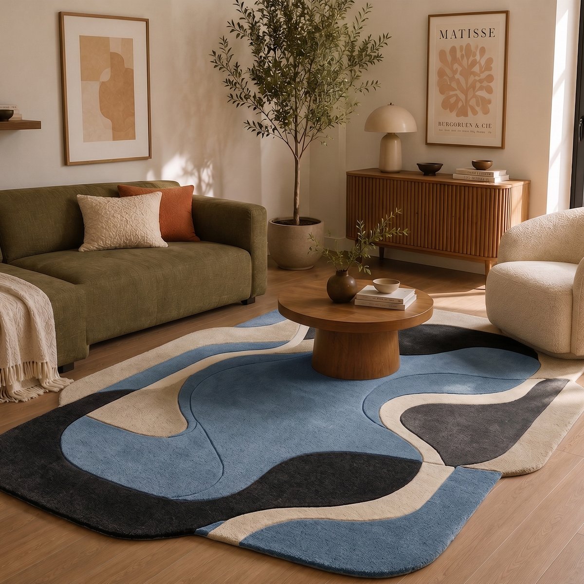 handloomde93574's tweet photo. Make a statement with this Hand Tufted Wavy Wool Rug
Handloomdecor, Hand tufted rug, wavy wool rug, blue beige rug, charcoal rug, abstract area rug, irregular rug modern wool carpet, handmade rug
#handloomdecor #wavyrug #WoolRug #handtuftedrug #abstractrug #ModernRug #BlueRug https://t.co/f8j7N9TG23