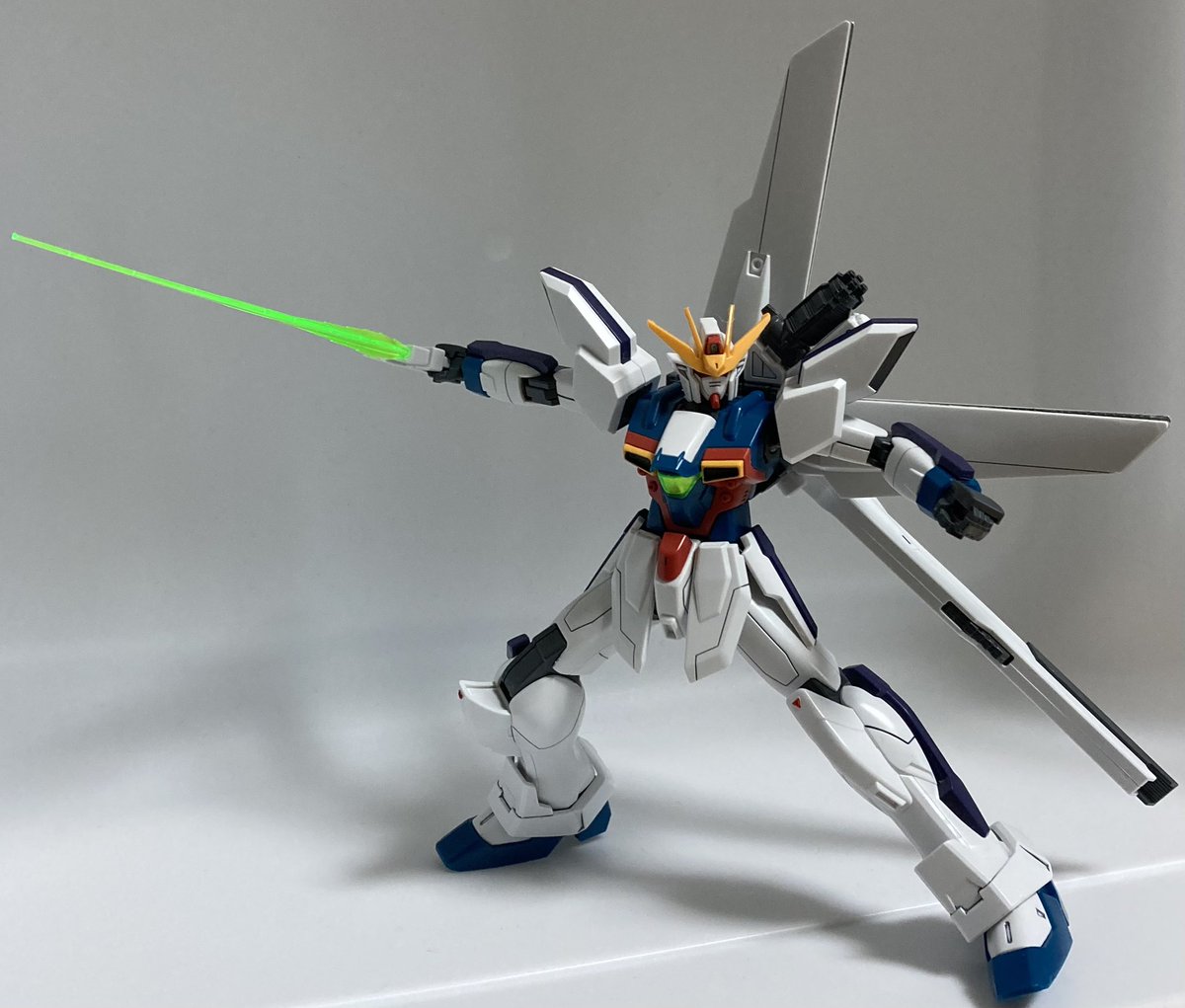 Rucci_eren_'s tweet photo. HG ガンダムX 完成！
作りやすい、カッコいいととても良いキットでした！ https://t.co/pOp2VXlUt7