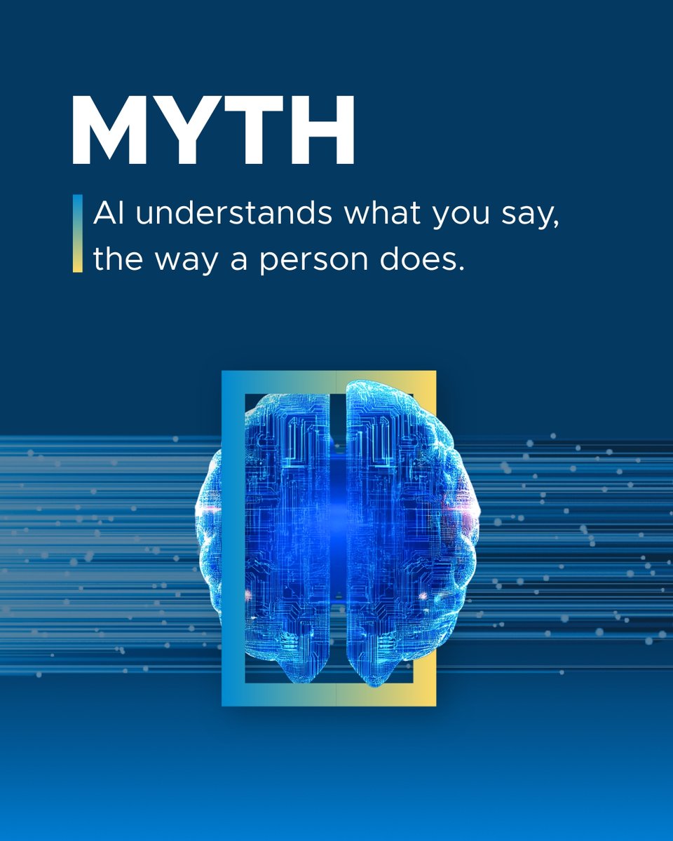 AltenIndia's tweet photo. AI doesn't understand. It predicts. By predicting the next likely word, AI can sound remarkably human, yet still be confidently wrong. At ALTEN, we build AI grounded in verified data, clear guardrails, and human oversight.🔗 https://t.co/NQBLBKOF7Y #AI #ALTEN #ALTENIndia https://t.co/NxojGFFMIp