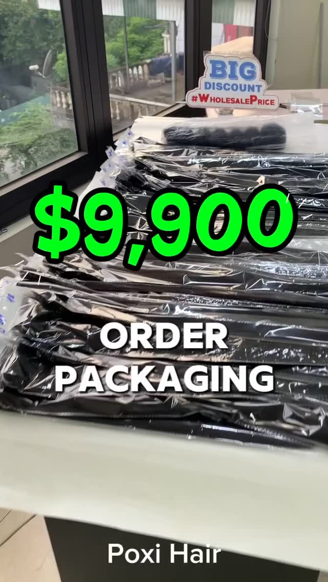 facuperez1's tweet photo. POV: Your $9, 900 hair order is ready to ship. A behind-the-scenes look at how we pack every piece with care and precision. Thank you for trusting Poxihair Vietnam with your order. https://t.co/suozbeRkaU
