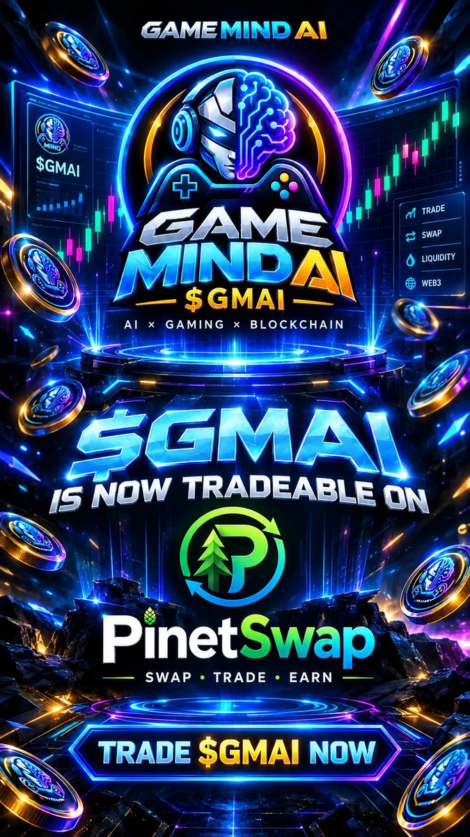marvin_dolero's tweet photo. GameMind AI ($GMAI)

contract address:
0x4765561e63914E72168bBd2A7e2ce72F9057ca04

GameMind AI ($GMAI) is an AI-powered 3D Web3 gaming/metaverse platform built on Sidra Chain.
Pinetswap:
https://t.co/wyUWGS3otl https://t.co/wpBLgN6yZ0