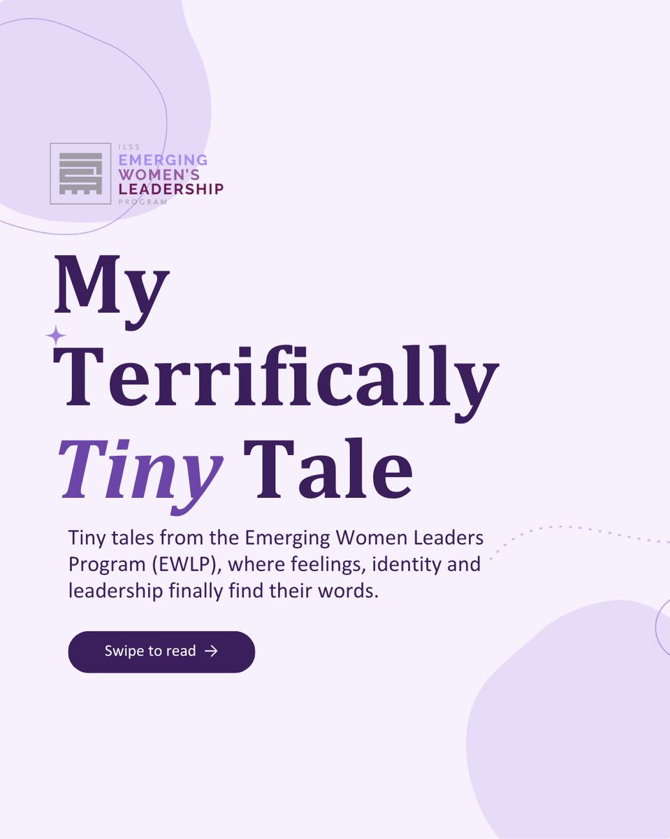 HBS_ILSS's tweet photo. My Terrifically Tiny Tale is a moment in The ILSS Emerging Women’s Leadership Program where each participant gets a few minutes to tell a story that holds a piece of who they are — their experiences, choices, turning points, learnings and the people and moments that have shaped their leadership journey.

On 19 September, Cohort 9 reached one of its milestones: My Terrifically Tiny Tale a week before the graduation from the program.

There were stories of finding your voice, setting boundaries, choosing yourself, embracing who you are, and finding the courage to be open and authentic.
There were forests, rivers, small unbending suns, powerful metaphors, laughter, tears and stories woven so fine that the chat was filled with: “WOW,” “You got this!”, “Go girl!”, “More power to you,” “I’m speechless,” and, of course, a whole lot of ❤️.

TTT reminded us once again that leadership journeys are made of both the big moments and the terrifically tiny tales we carry with us.
And sometimes, all it takes is a few minutes, a story, and a room full of people willing to listen.

#ILSS #EWLP #Cohort9 #TerrificallyTinyTale #WomenInLeadership #Leadership