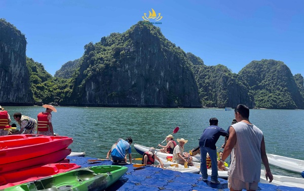 rafinharamos_'s tweet photo. Discover Lan Ha Bay by kayak this autumn with Royal Lotus Cruises. Enjoy emerald waters, gentle sunshine and stunning scenery, with safety briefings and life jackets provided for a worry-free adventure. https://t.co/gHIgtNc8wr