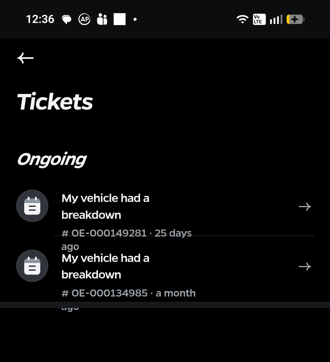 rabindramanohar's tweet photo. @OlaElectric Still no update please close these issues so I can raise ticket for my current issue 

#ola #hypercare #electric #worstservice https://t.co/v8SrotBxXz
