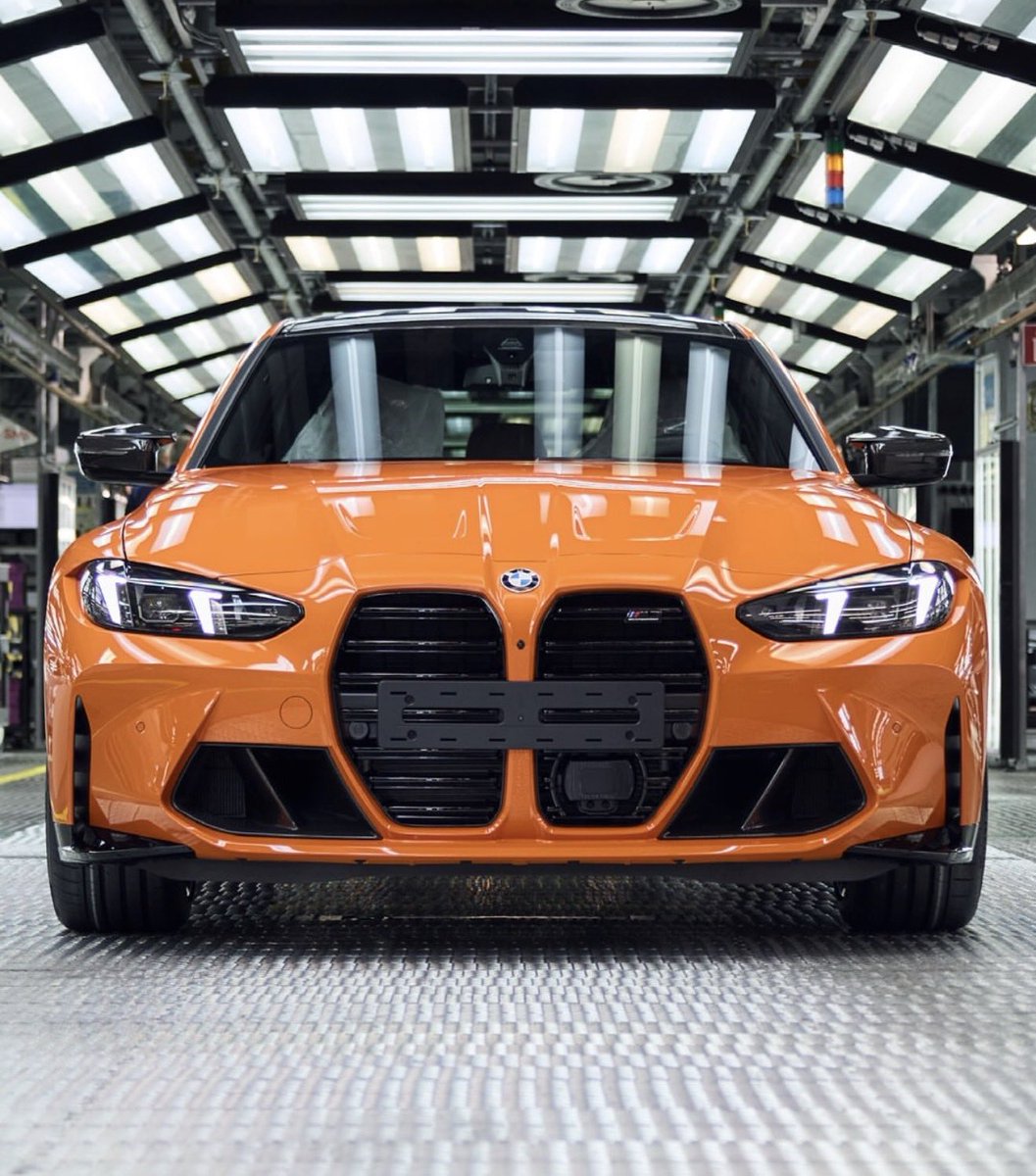 OtsileJK's tweet photo. BMW M has reached a major milestone, celebrating the production of its one-millionth M vehicle - a G80 BMW M3 Competition finished in BMW Individual Fire Orange III. https://t.co/jPpjvRpE8O