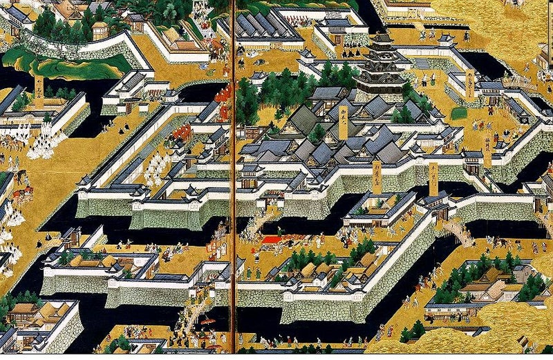 santico5's tweet photo. 江戸、えど(edo), after Emperor destroyed Tokugawa government, Edo was renamed as 東京(Tokyo). 
江戸幕府、えどばくふ(edo-bakuhu), in other word 徳川幕府。幕府 means samurai's government.
江戸城(edo-castle) in which 江戸幕府 and Shogun dwelt. It had become Emperor's palace(皇居). https://t.co/Xnxn9xfqmy