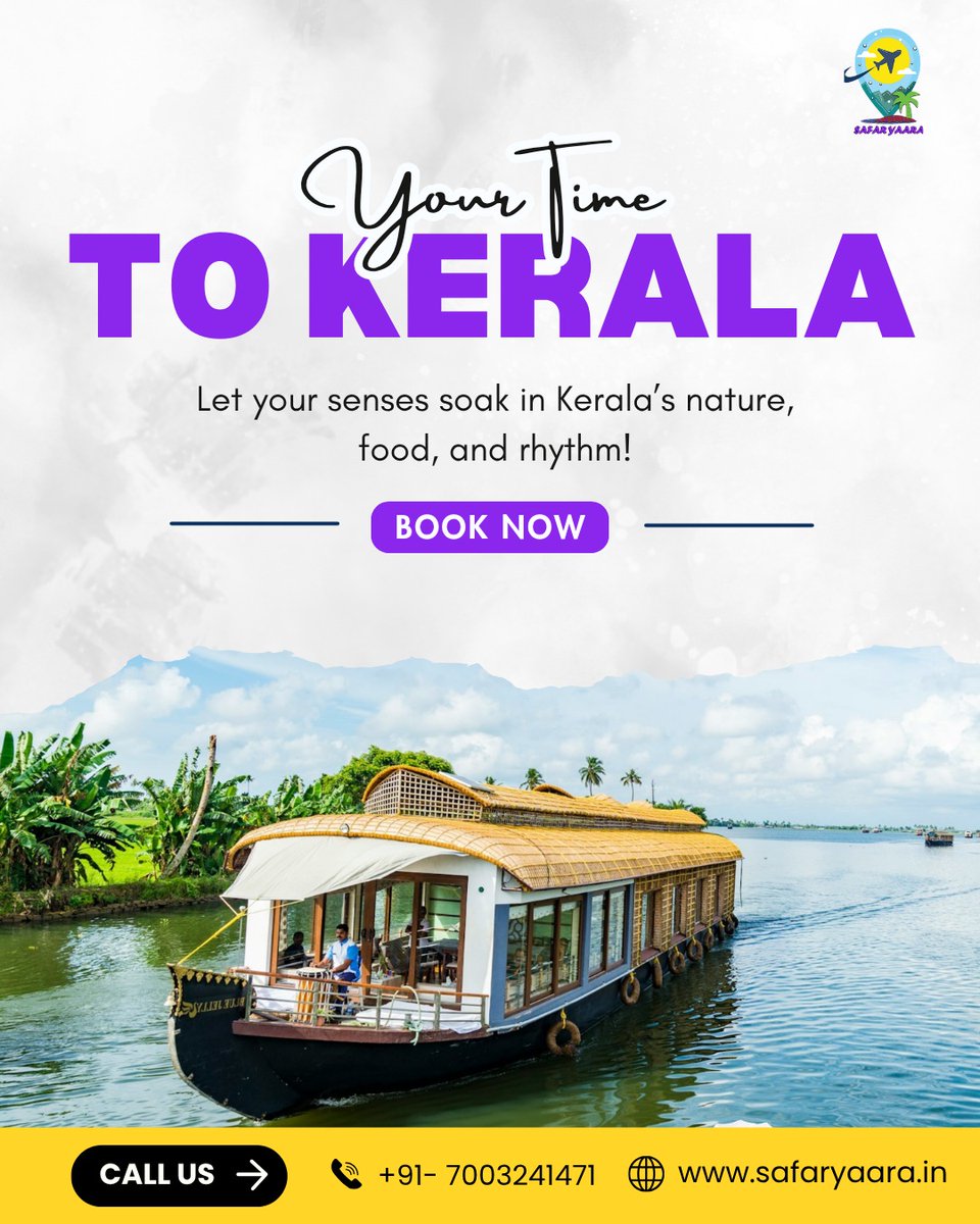 uriberosfer's tweet photo. Your Kerala escape starts here. Cruise serene backwaters, stay on a traditional houseboat, savor authentic cuisine, and discover God’s Own Country. Perfect for romantic getaways, family vacations, or relaxing retreats. Call +91 7003241471 to book. https://t.co/zAJlGeTpxp