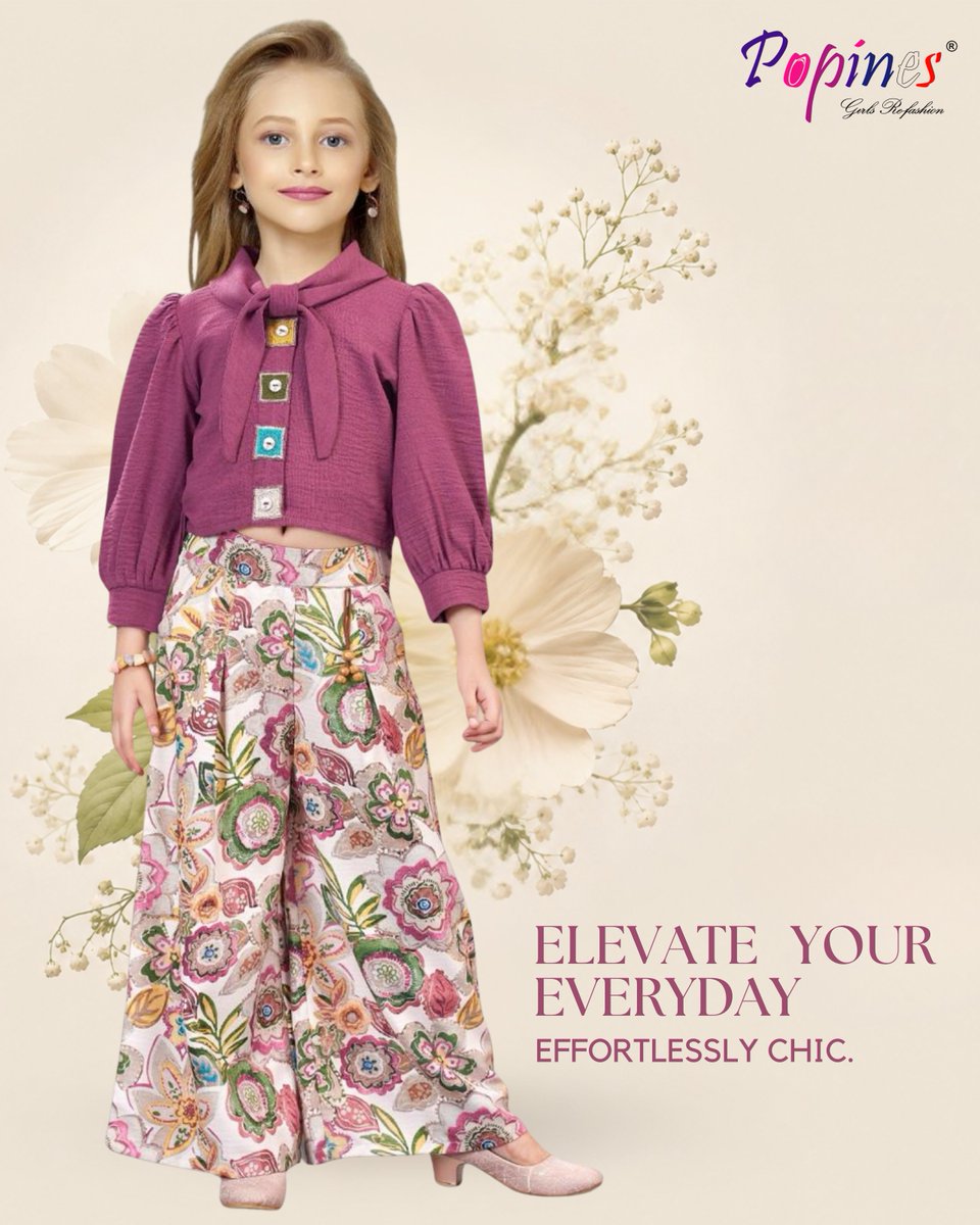 PopinesFashion's tweet photo. Chic vibes in every bloom! 💗🌸
Popines’ magenta floral set — made to stand out.

#Popines #GirlsFashion #KidsWear #FloralFashion #GirlsOutfit #KidsStyle #fashionforgirls

{Popines ,GirlsFashion ,KidsWear ,FloralFashion ,GirlsOutfit ,KidsStyle ,FashionForGirls} https://t.co/O1t3Ye49vO
