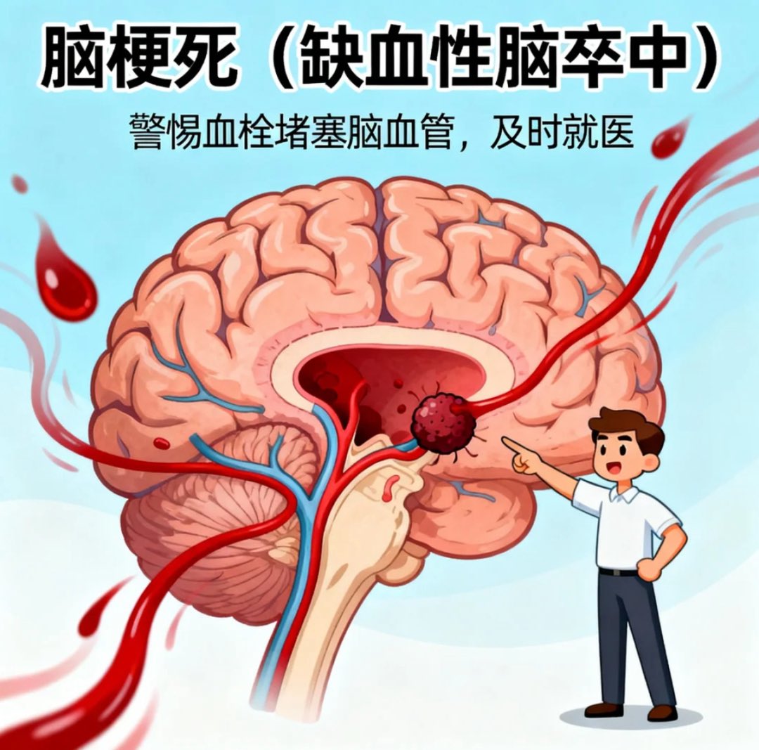 430Yang's tweet photo. 脑梗（缺血性脑卒中）并非毫无预兆。

很多患者发病前，身体会发出"最后一次警告"式的信号——这些症状往往一过性出现、很快恢复，极易被当成"太累了、缓缓就好"，但下一次可能就是大面积、不可逆的脑卒中。

下面是常见脑梗前兆： https://t.co/Cz0RJvlJ93