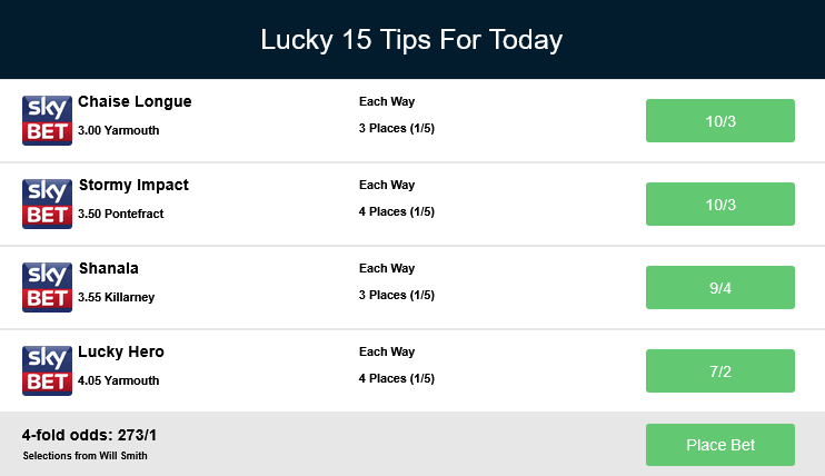 whichbookieuk's tweet photo. Leading racing analyst Will Smith (@WillSmith_2) is back with a 1⭐️E/W Lucky 15 for Monday.

See below for details &amp; click the link for more tips &amp; offers ⬇️⬇️

https://t.co/v47Vz4qpxG

18+ Gamble Aware https://t.co/ewQ2pdZGYC