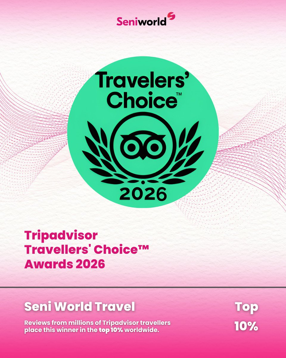 RoLo23lo's tweet photo. Seniworld wins the Tripadvisor Travelers’ Choice Award for the 4th consecutive year. Thank you to every traveler, partner, and team member for your trust and support. The journey across Vietnam and Southeast Asia continues. https://t.co/7qa5IXiNWq