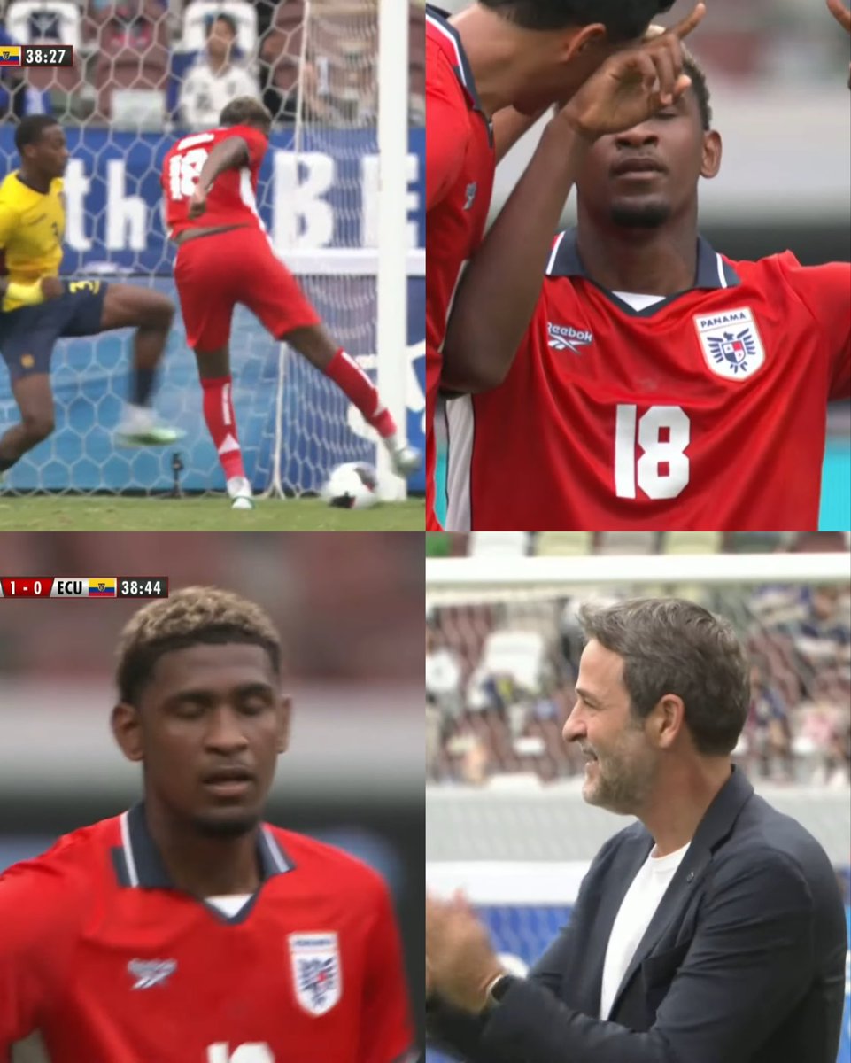 leoaguilar_29's tweet photo. ¡PARA ESTO VINO!🇵🇦

Primera clara que tuvo y la mandó a guardar. Josué Vergara debuta como titular con Panamá y por ahí mismo anotar su primer gol con la selección.

El chico de Plaza Amador y delantero del GENT, 19 añitos. https://t.co/rTINRFaAIj