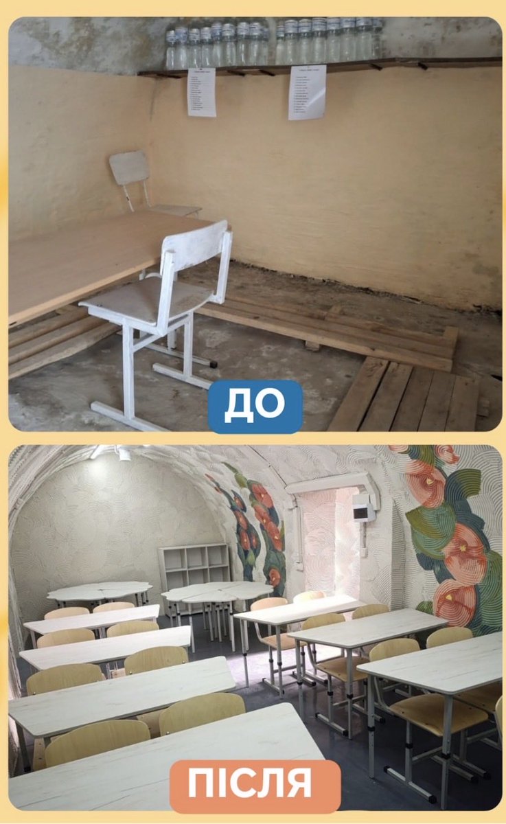 FreeangelsWorld's tweet photo. Every shelter starts the same way: a visit, an assessment, a list of what needs to be done, and a search for contractors. Then it becomes something else — a space where children feel safe. 💙 #AngelsOfFreedom #Ukraine https://t.co/sDvqCejuIF