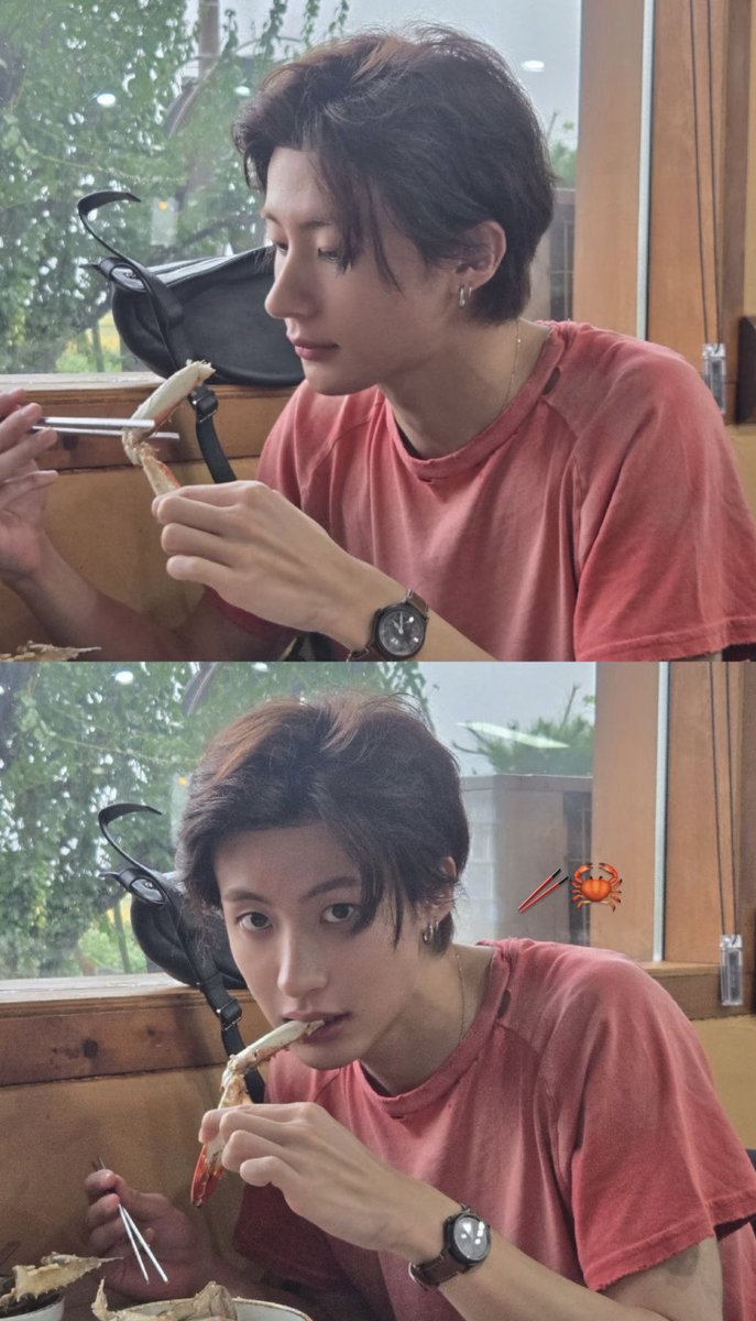 mepuppieyou's tweet photo. ผู้ชายที่นั่งทานปูได้หล่อที่สุดในชีวิตชั้น https://t.co/3PmCrSmUua