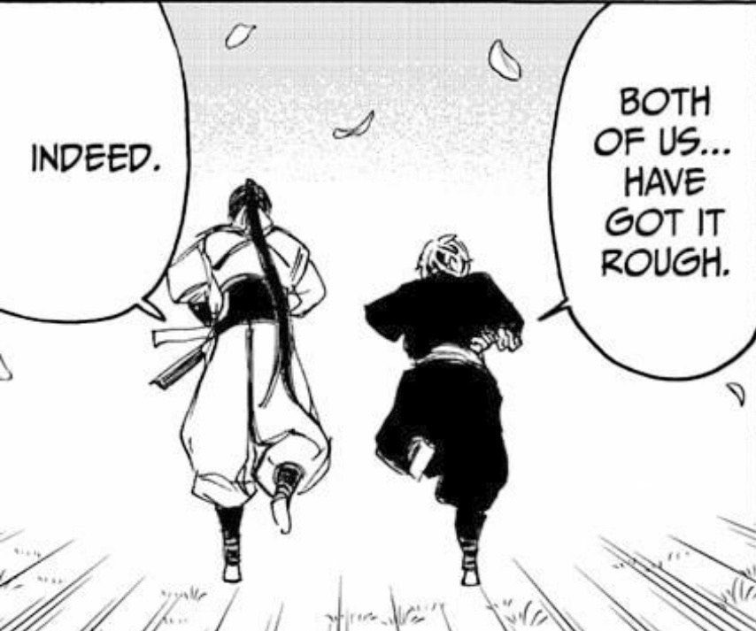 CRJ427's tweet photo. Goated Friendship &amp; Bond! Can’t wait for their Season 3 moments, fight &amp; character wise (also curious how they’re gonna animate THAT Tao restoration scene, it’s a beautiful moment but it’s beyond gruesome compared to season 2 lol)
#jigokuraku
#hellsparadsie
#gabimaru
#sagiri https://t.co/vvtv236W9I