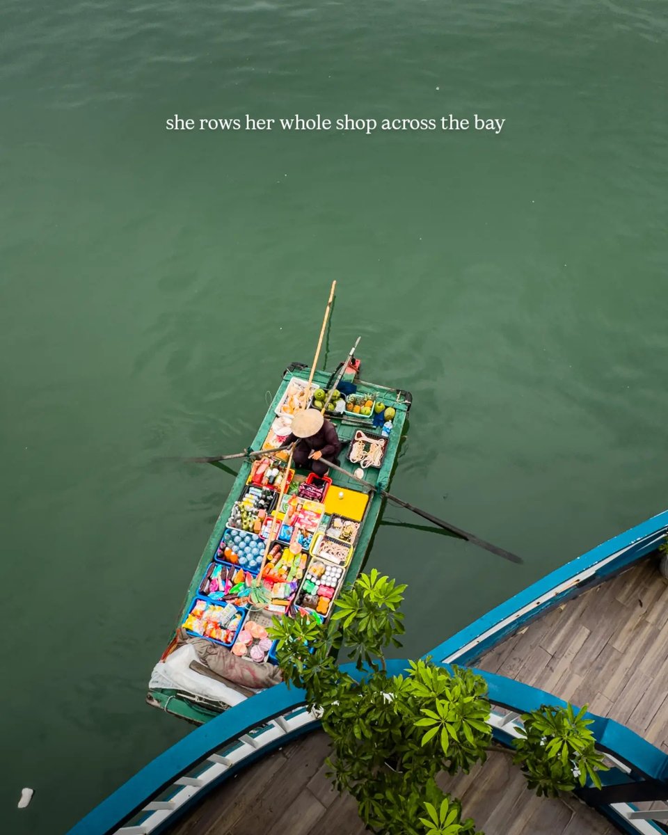 danielrolando6's tweet photo. She rows her entire shop across the bay. https://t.co/FjynOMsZ9d