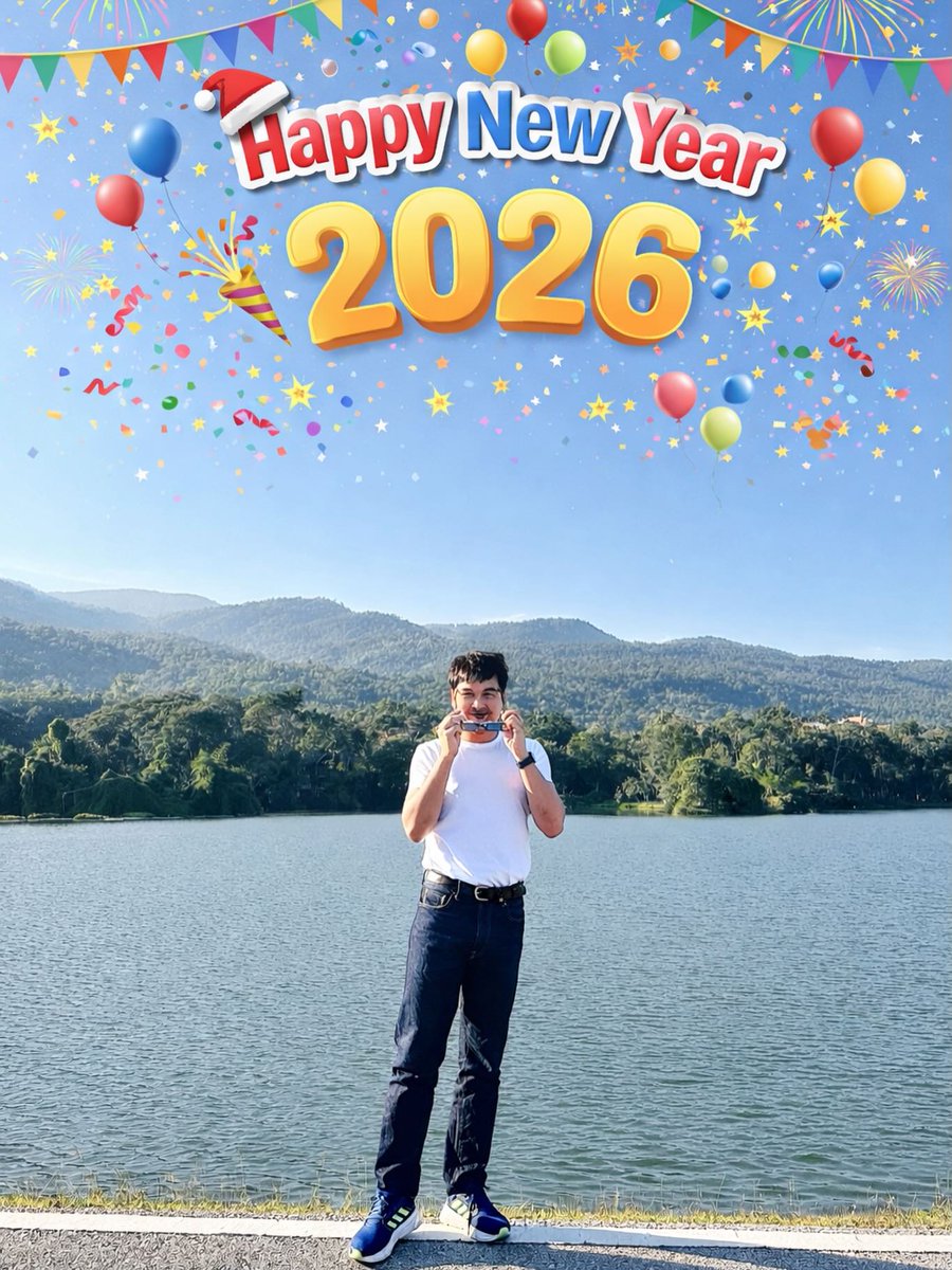 andynaelvazquez's tweet photo. สวัสดีปีใหม่ 2026

รีวิวปี 2025: ชีวิตสมดุลขึ้น เครียดน้อยลง งานดี ได้เป็นตัวเองมากขึ้น การเงินมีวินัยกว่าเดิม ขอบคุณครอบครัว เพื่อน พี่คิงส์ ทีมงาน และตัวเองที่พามาถึงจุดนี้ ขอให้ทุกคนมีความสุขตลอดปีครับ https://t.co/RNVcGIGn75