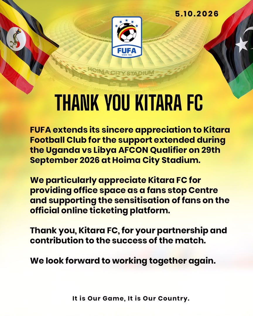 KitarafcHoima's tweet photo. We are the Pride of Bunyoro https://t.co/6htNWJvwgj