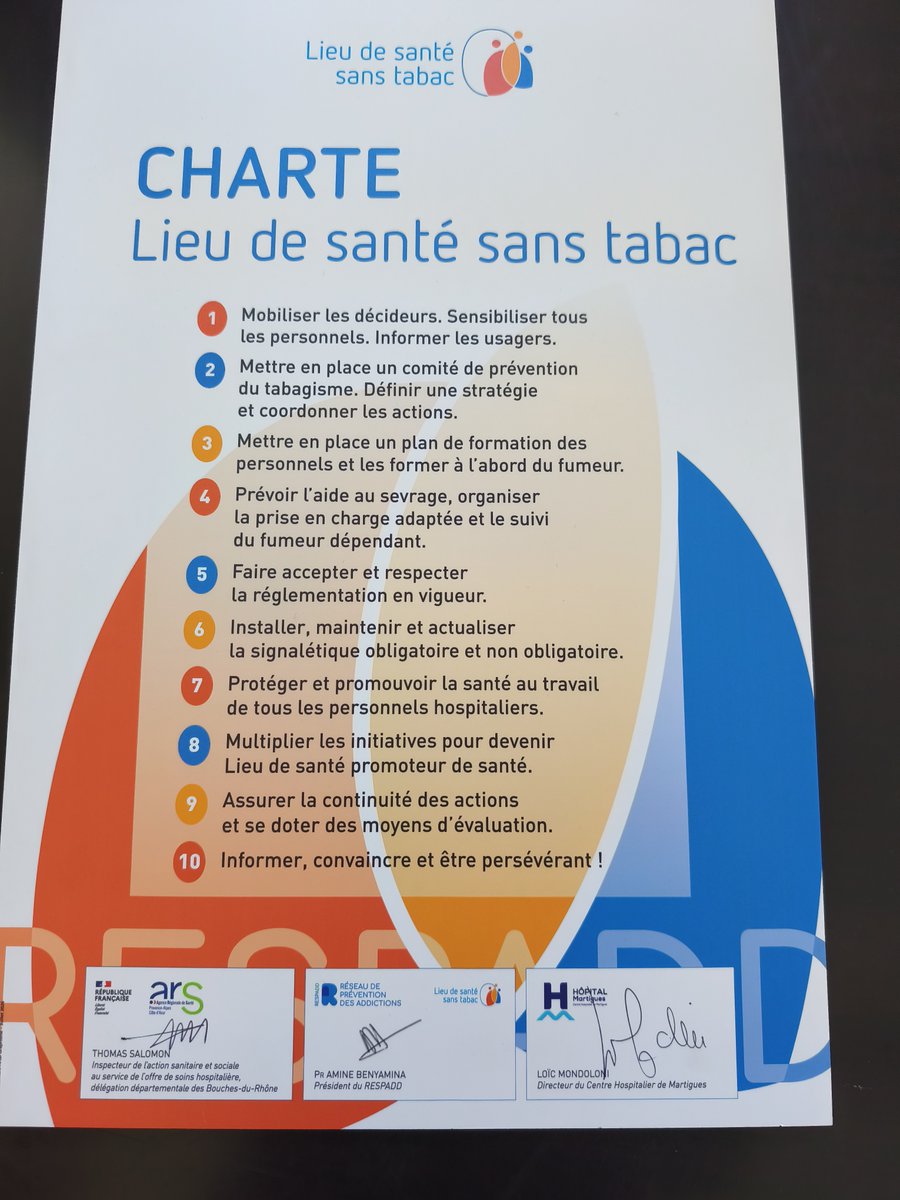 CHMartigues's tweet photo. 🚭 Le 2 octobre 2026, le Centre Hospitalier de Martigues a signé la charte « Lieu de santé sans tabac », marquant une nouvelle étape dans sa politique de prévention et de promotion de la santé. https://t.co/fAM2EY9b1T