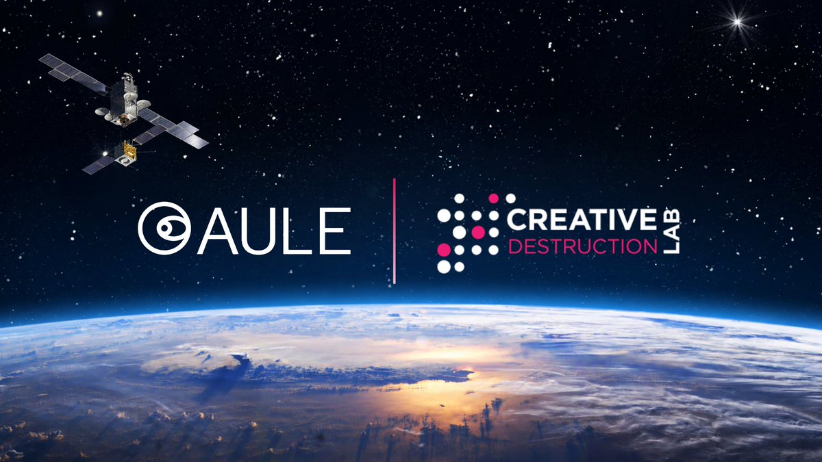 AuleSpace's tweet photo. Aule Space has been selected for the 2026/27 cohort of Creative Destruction Lab (CDL) Space, led by @Cmdr_Hadfield

@creativedlab is a non-profit accelerator focusing on the commercialisation of science and technology to shape a more sustainable future. https://t.co/9y6wL5d9GC