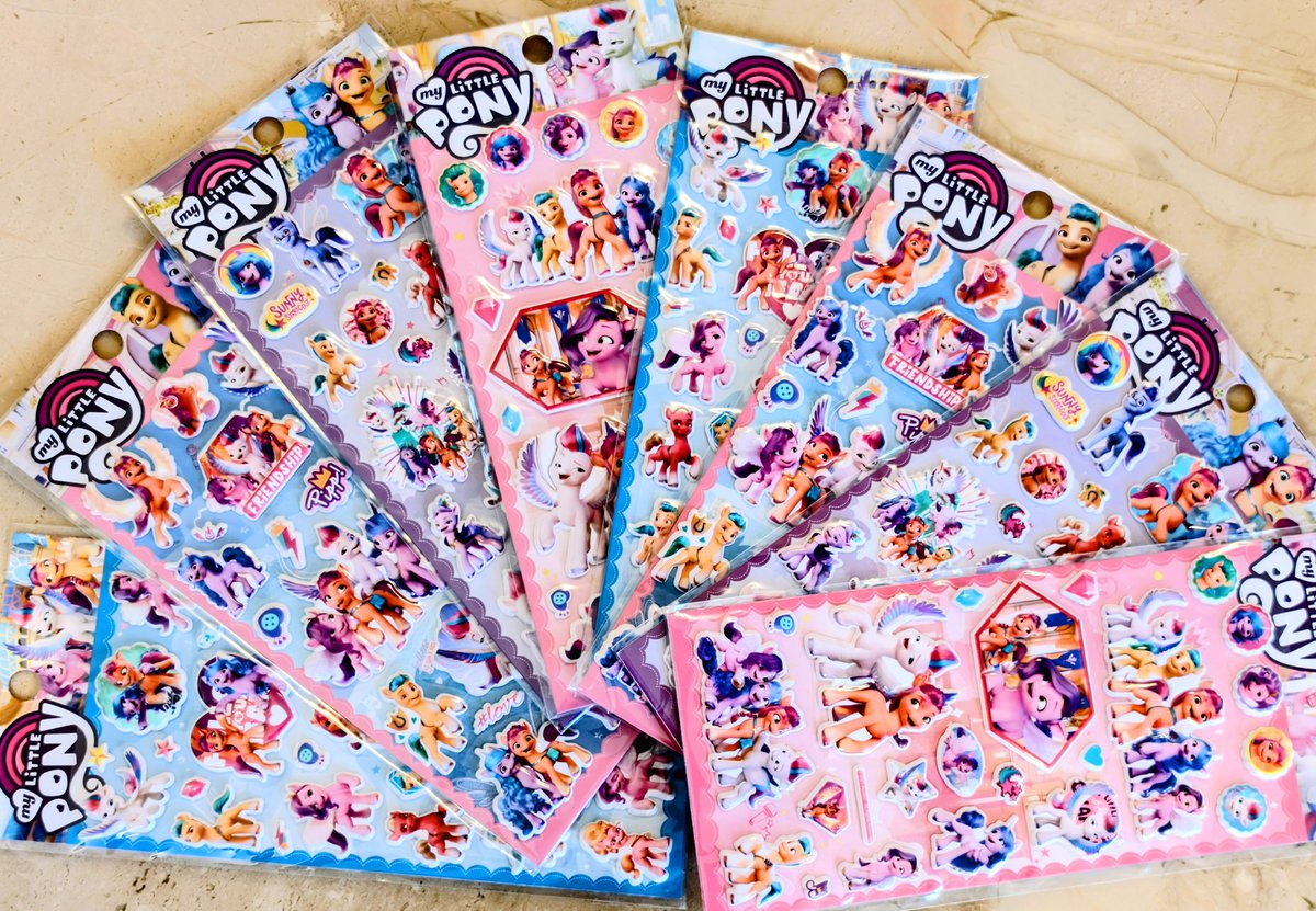 SilverShion28's tweet photo. 元から持ってたのと合わせて2セットのぷっくり立体シール
#マイリトルポニー #mlp #mlpg5 #MiniLittlePony #sticker https://t.co/eP6c4V3KHx