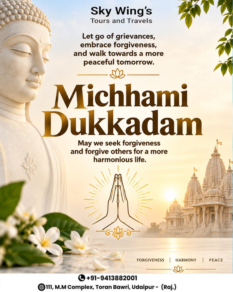 julithaalv's tweet photo. Michhami Dukkadam. May this sacred occasion inspire forgiveness, peace, and new beginnings. Wishing you and your family happiness, harmony, and countless blessings. https://t.co/RaYF4qVFlF