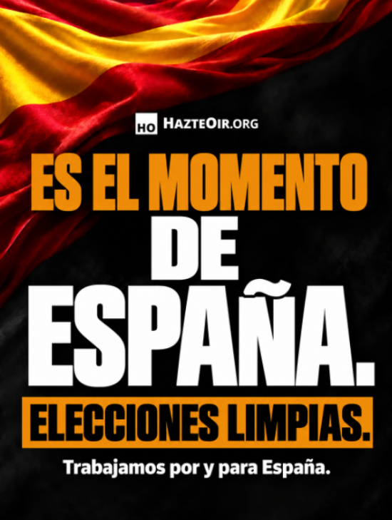 hazteoir's tweet photo. 🚨 URGENTE | ÚLTIMA HORA Sánchez ha anunciado elecciones. Es el momento de España. 

No nos fiamos de él: convocar no borra la corrupción que le rodea. Es un corrupto, cobarde y traidor. 

🟠 Hazte Oír va a trabajar, va a dar la cara y va a exigir responsabilidades. 

☝️Ceuta sigue en primera línea. Y exigiremos elecciones limpias, también frente a la Ley de Nietos. 

🇪🇸 Por nuestra nación, por nuestra libertad y por ti. Contamos contigo.🫵
