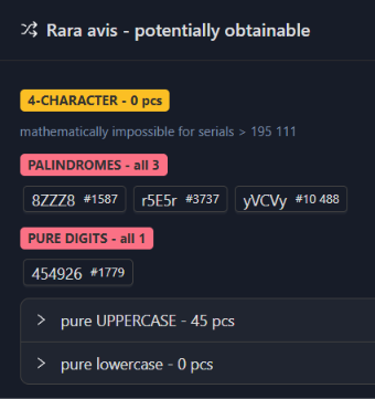 Bartori4's tweet photo. Huge congrats to @pzkfpl  Honorary Member @lctl92  for snagging a rara avis palindrome (yVCVy) in the Hades collection! 🔥 It’s one of only three available in the entire set.

Check the code[1] calculator here: https://t.co/HywR9TeunK
#CryptoStamp #philately  #NFT #Web3‌‌ https://t.co/W30doGYfeQ