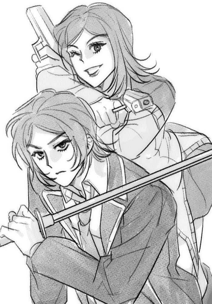 maiapollon's tweet photo. 떨어져있어도 붙어있어도 심상적 거리감이 0에 수렴하는 이상한 커플… (Not my Art, Do not DL/Reupload) https://t.co/MICR86PEfW