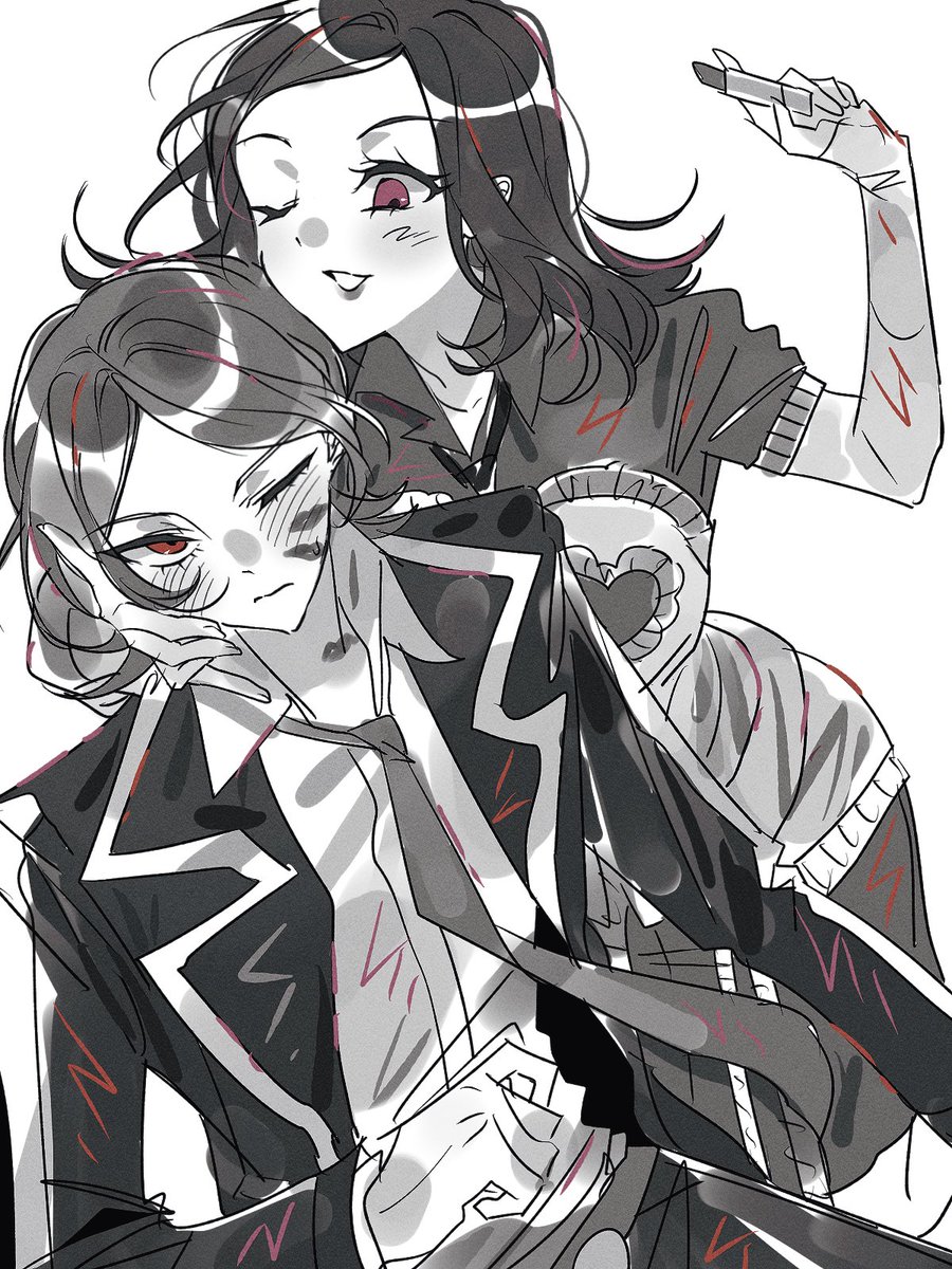 maiapollon's tweet photo. 떨어져있어도 붙어있어도 심상적 거리감이 0에 수렴하는 이상한 커플… (Not my Art, Do not DL/Reupload) https://t.co/MICR86PEfW