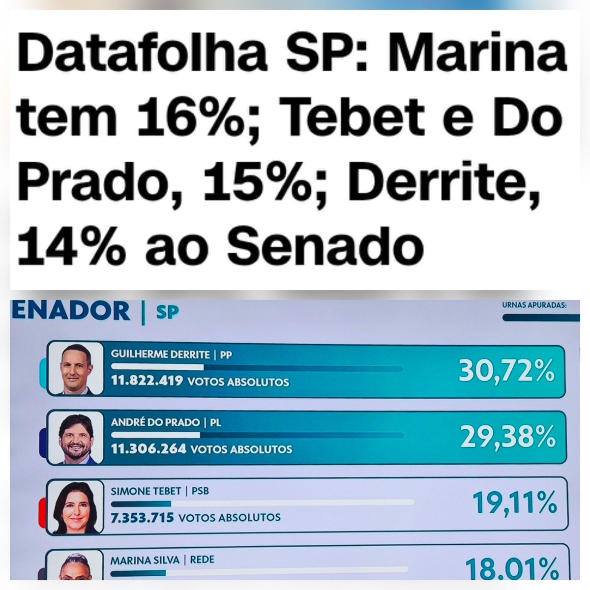 PauloBronca's tweet photo. A corja tentando influenciar o voto. Mais uma vez foram expostos: CANALHAS! https://t.co/rhUru7AJMq
