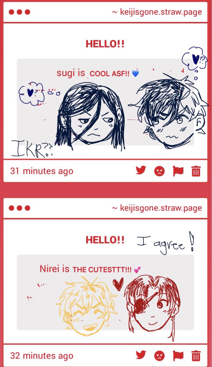 Keiji_026's tweet photo. Ok wait these doodles are kind of cute😭💕 https://t.co/BIudHEeVHK