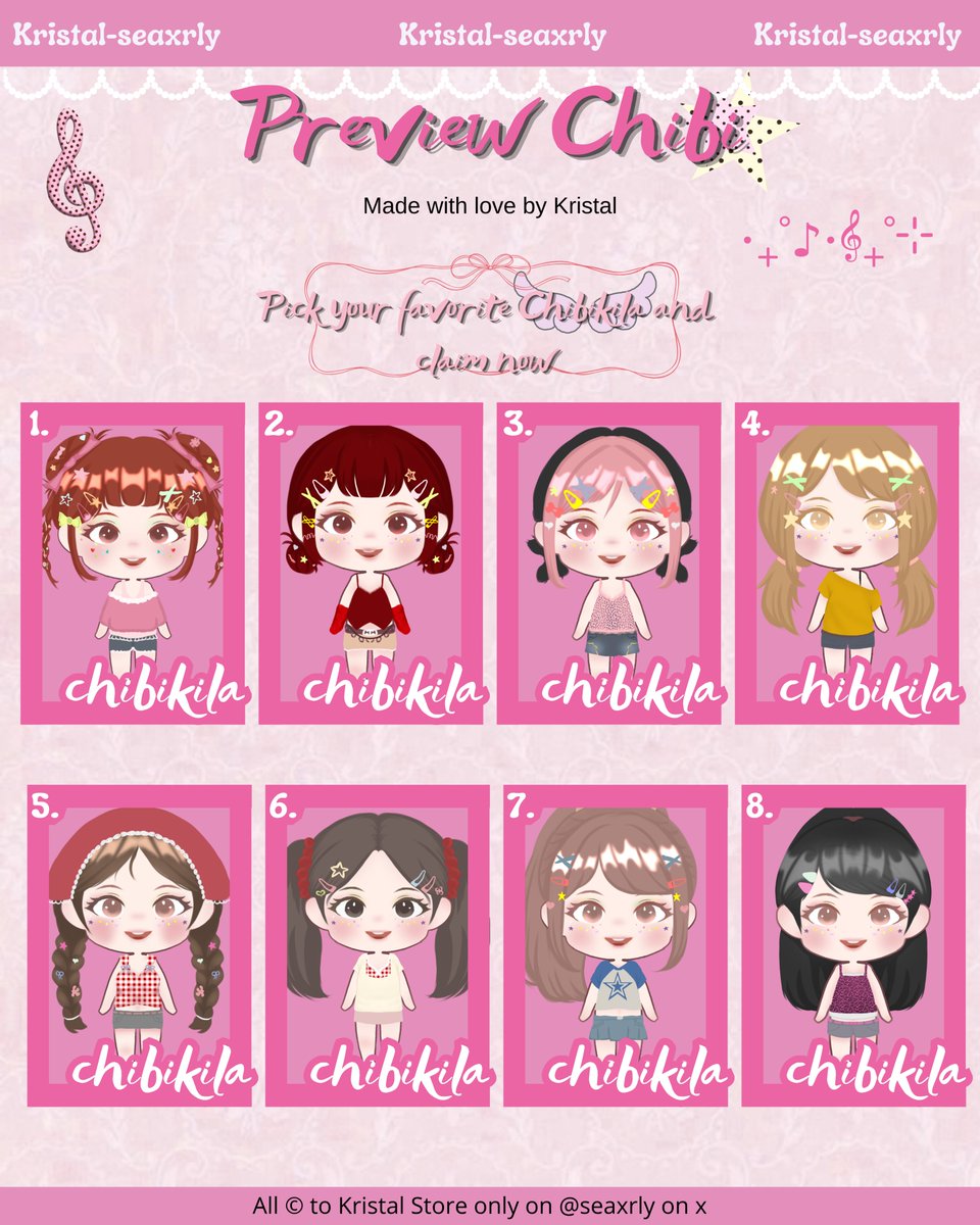 seaxrly's tweet photo. Help rt/repost plijeu, maciww✨️

Halo warga wargi, yg gi cari wpp wabis chibi buat menghiasi bea setup kalian di ak bisa yach😋 balik dgn new katalog xixixi✨️ chibi rs yg bisa sung klian jemput dgn https://t.co/1tAQH0JjXt yaa 🎨

Buruan claim chibi nya di dm/wa 📮

#bealanja https://t.co/Bxht3mWUkV