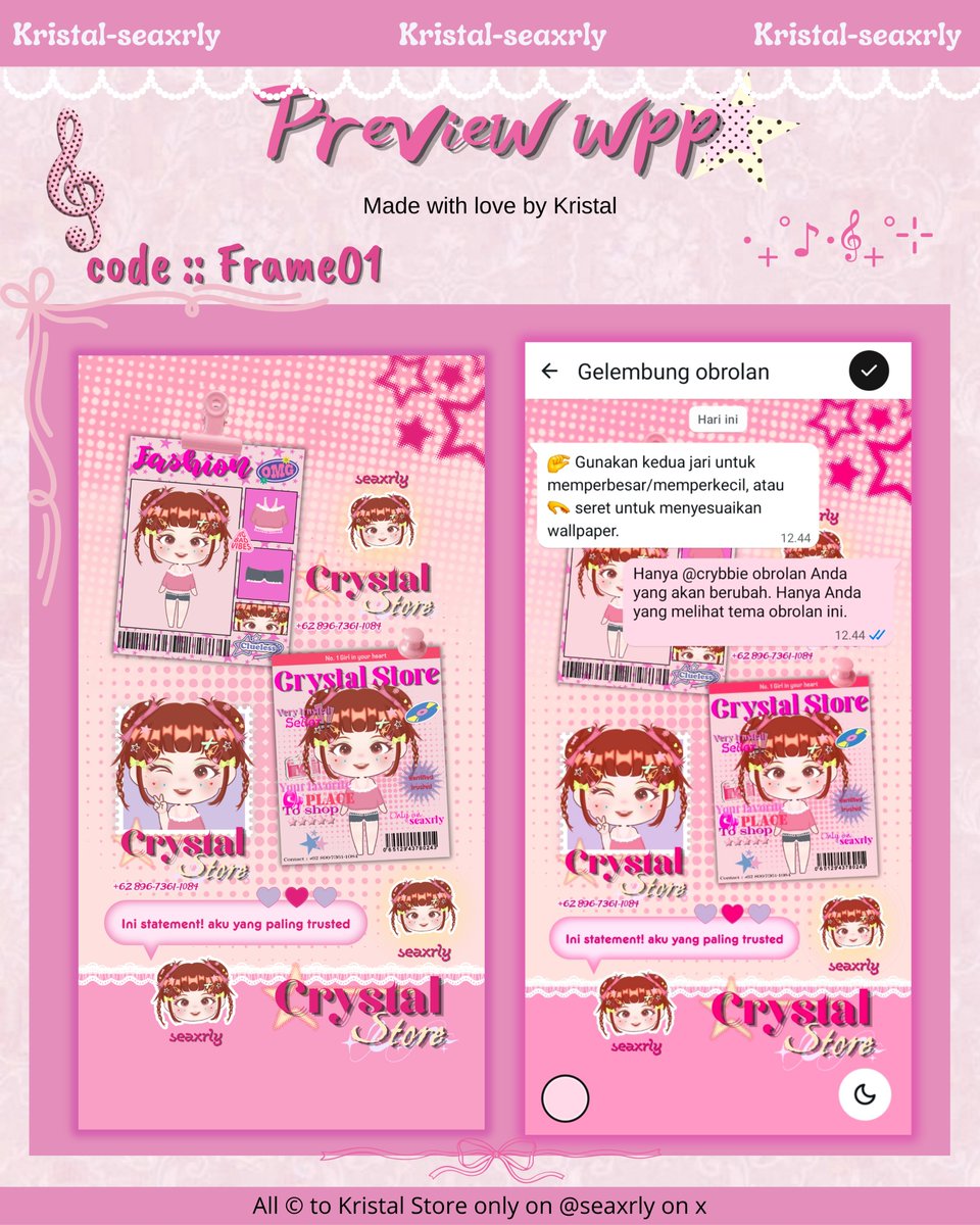 seaxrly's tweet photo. Help rt/repost plijeu, maciww✨️

Halo warga wargi, yg gi cari wpp wabis chibi buat menghiasi bea setup kalian di ak bisa yach😋 balik dgn new katalog xixixi✨️ chibi rs yg bisa sung klian jemput dgn https://t.co/1tAQH0JjXt yaa 🎨

Buruan claim chibi nya di dm/wa 📮

#bealanja https://t.co/Bxht3mWUkV