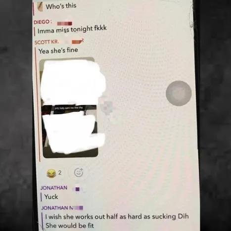 DaizyZeeX's tweet photo. More messages from the Cornell group chat has been released, and I don't know how you can read these and blame anyone besides THE MOTHERFUCKING RAPISTS.

Especially when this proves without a doubt that they have done this before. https://t.co/s2Hr8N5Esn