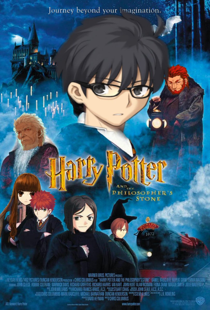 hisiarsa's tweet photo. Of course, mate

In fact. Nasu copied everything

There's even one psychotic immortal snake wizard beefing with some bespectacled kid. Can you believe it? https://t.co/N4ysaRQPco