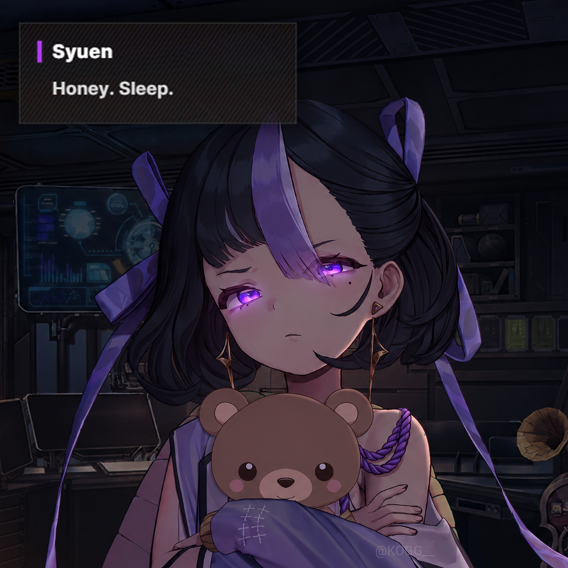 KOGG__'s tweet photo. Syuen wants to sleep. https://t.co/p9GW1T8m4s