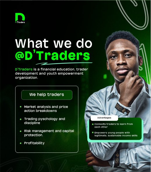 Henry_D_Trader's tweet photo. 📈 Trade Smarter. Grow Better. 💚

At D’Traders, we’re building a community where traders learn, grow, and develop the skills needed to navigate the financial markets.

From market analysis and price action to trading psychology, risk management, and profitability, we’re here to help you become a more disciplined and informed trader.

🚀 Learn. Trade. Grow. Empower.
Join D’Traders and take your trading journey to the next level.