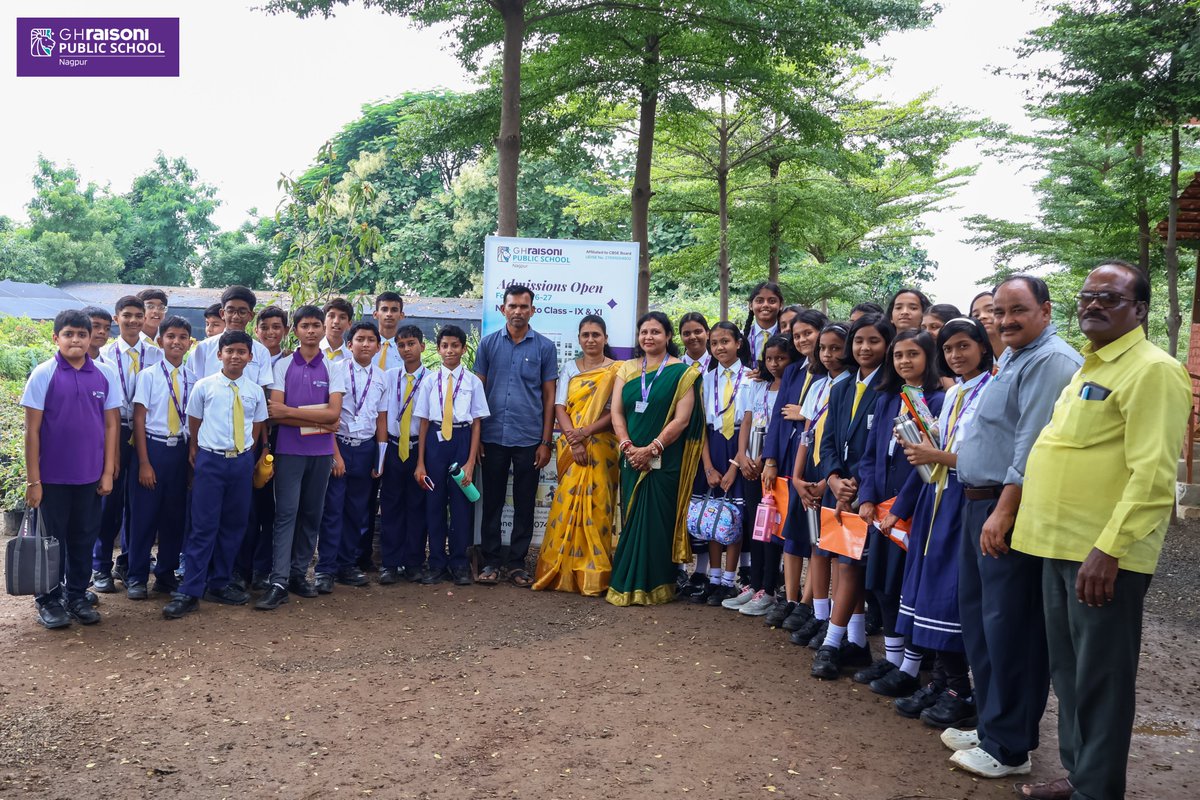 ghrpublicschool's tweet photo. π± Learning beyond the classroom! Students of GHRPS, Nagpur explored a plant nursery, discovering the importance of plant care, growth, and environmental responsibility. πΏπ
#GHRPSNagpur #RaisoniEducation #PlantNursery #EnvironmentalAwareness #LearningBeyondClassroom https://t.co/AiBJsWzbBf