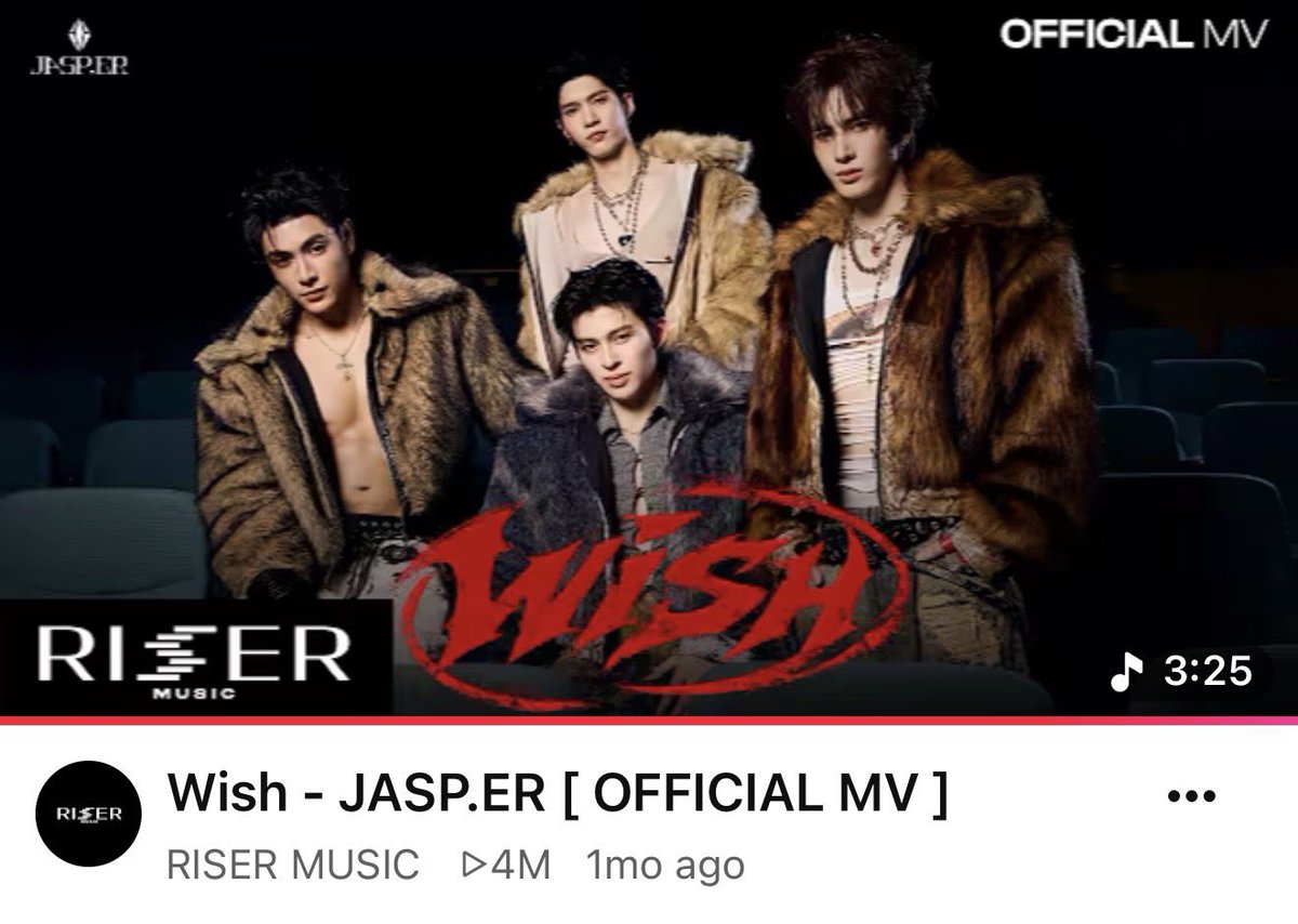 JASP_ERofficial's tweet photo. 🕴️#WishJASPER_4M
💎Wish - https://t.co/wUlGIp0pT8

🎬 YOUTUBE: RISER MUSIC
https://t.co/a1XgTKMjBa

🎧 NOW AVAILABLE ON ALL STREAMING PLATFORMS

#WishJASPER
#JASPER
#RISERMUSIC https://t.co/SbVYlV4vsO