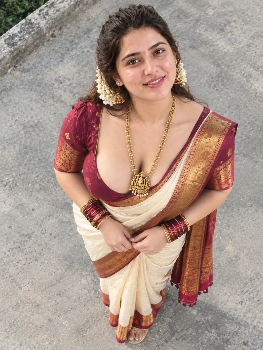 Hott_Galaxy's tweet photo. Hot and pretty look in saree 🌺🌼 https://t.co/FvwGwtuJsz