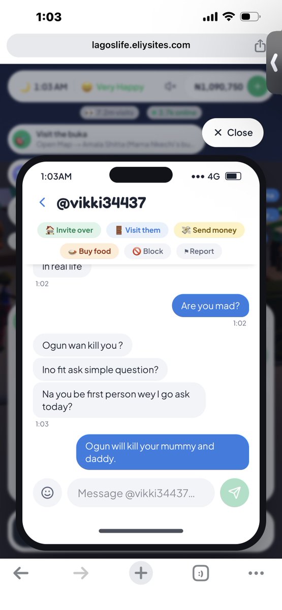 Odogwunwanyii's tweet photo. I started playing this game. You people didn’t tell me about this part ooo. wtf. https://t.co/87bJDnE7vo