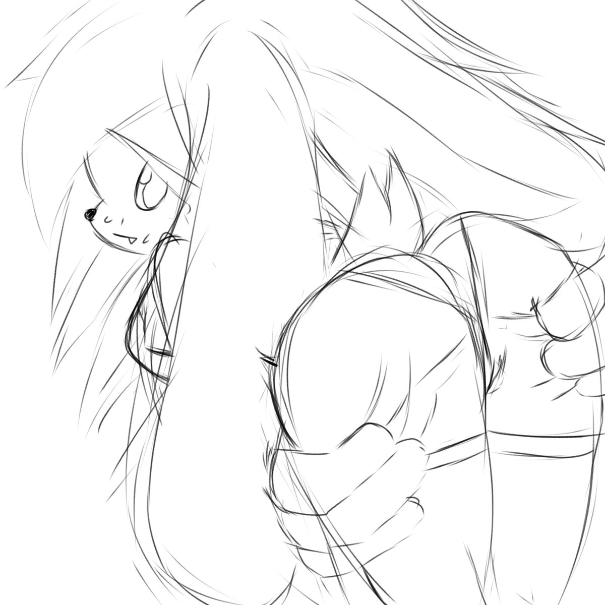 Pudingarts's tweet photo. Another sketch, I'm really enjoying practicing poses (art block) https://t.co/wAtXcMIeNO