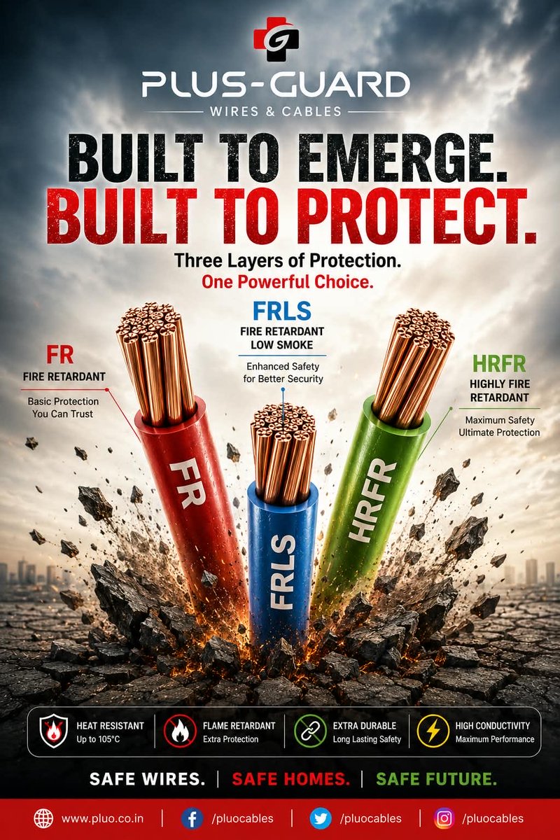 pluocables's tweet photo. #Pluo
#PlusGuard 
#KomfortCab
#PowerWithTrust 
#FRWires⁠
#FRLSWires⁠
⁠#ElectricalContractor
#ElectriciansOfIndia
#ElectricalWholesale
#HardwareStore
#ElectricalEngineering
#WireManufacturer 
⁠#ElectricianRewards
#VocalForLocal 
#MakeInIndia https://t.co/1OUfpFpQwW
