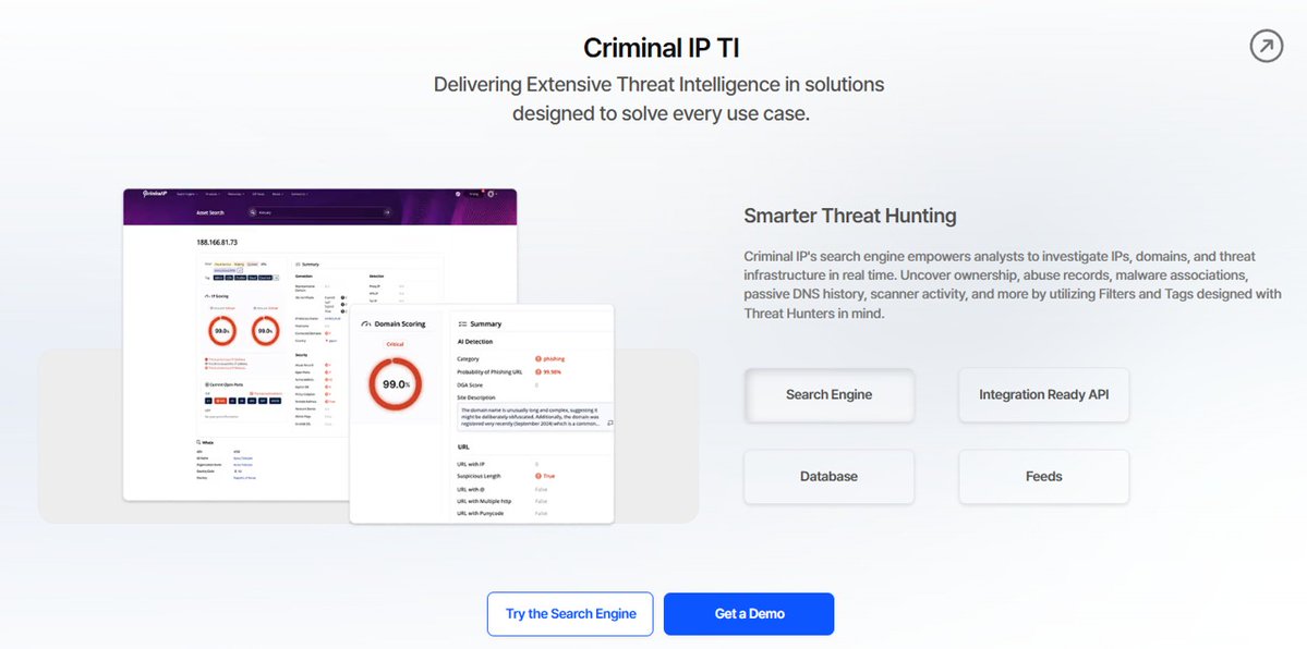 d4rk_intel's tweet photo. Cyberattacks are a matter of "when," not "if." 

@CriminalIP_US - gives you the visibility trusted by security teams worldwide - whether you're a business owner, IT pro, or just value privacy. 

Stay safe out there -: )

#Criminal_IP #Cybersecurity #OSINT https://t.co/Ioj1y5idtv