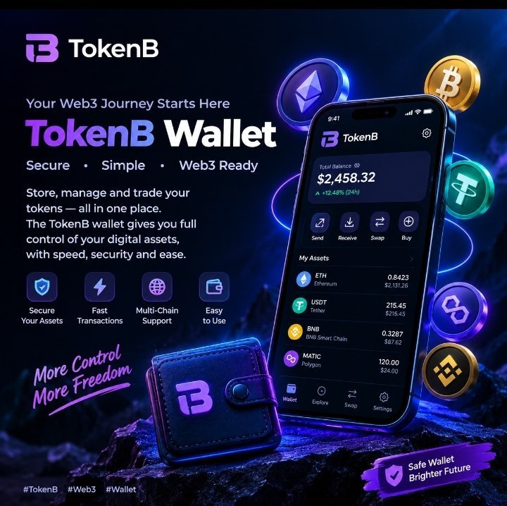official54510's tweet photo. Iโve been testing @TokenB_Wallet . ๐
โ Truly non-custodial wallet experience
โ Support for Ethereum, TRON & multiple chains
โ Fast send & receive with a clean transaction history
๐ฒ Try TokenB Wallet:
https://t.co/TlUpA34TBp
#TokenB #TokenBWallet https://t.co/66a5Moh4Ic