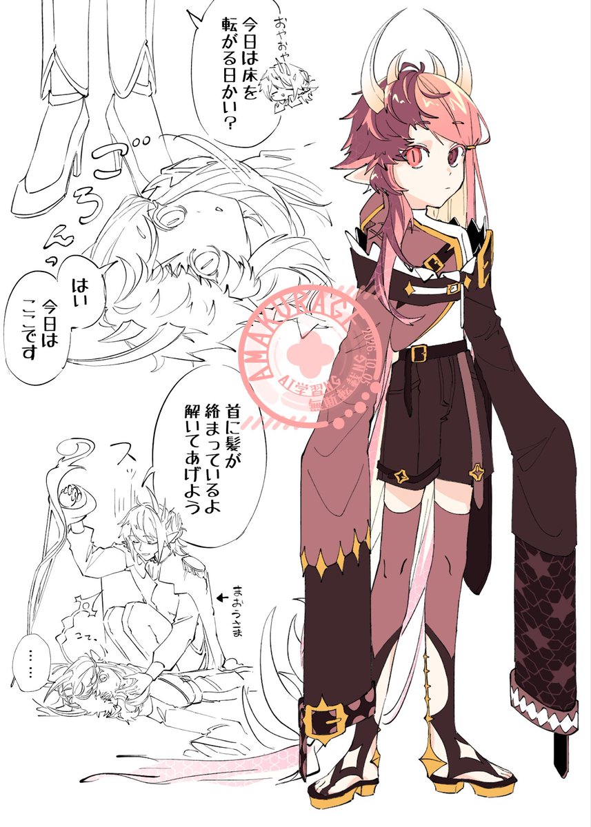 EGARUKAMA's tweet photo. 名前まだ決めてない
仮に記憶くんとしときます。魔王家の資料管理、もとい、書庫の番人です。なお、彼自身は書庫とか知りません。本の内容も一切知りません。
#創作 https://t.co/tba5xznho6