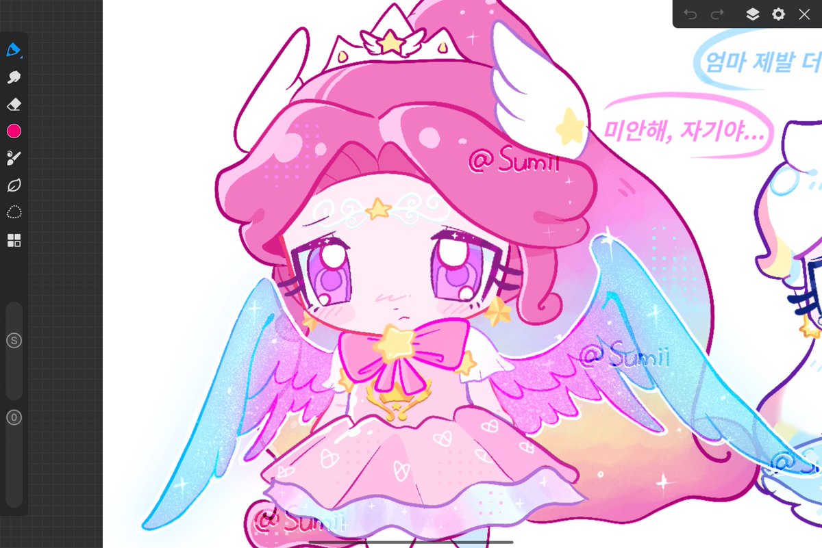 miniovoii's tweet photo. 거의 석 달간 그림의 변화를 기록해 보았는데, 변화가 크지 않은 것 같습니다.⭐(왼쪽은 최근에 그린 그림이고, 오른쪽은 석 달 전에 그린 그림입니다.)
我也不知道发什么好了(我总是不知道发什么)
＃奇��萌可 ＃캐치티니핑 https://t.co/j5kctKBngH