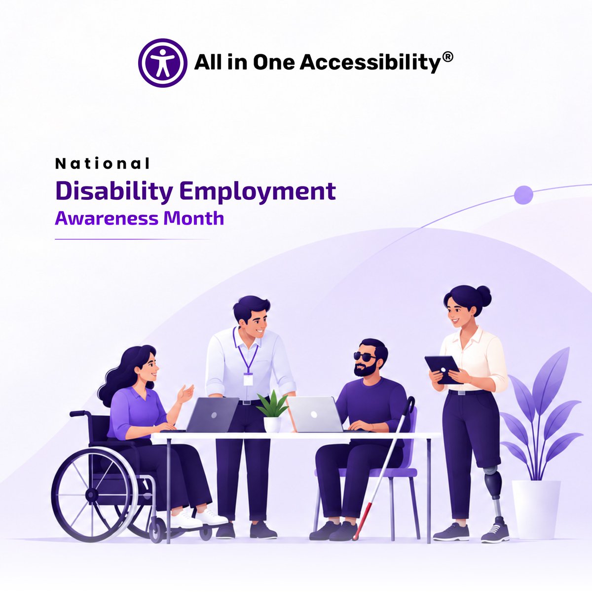 wcag_accessible's tweet photo. Different abilities. Equal opportunities. Inclusive workplaces. 💙 National Disability Employment Awareness Month.
#NDEAM #DisabilityEmployment #InclusiveWorkplace #EqualAccess https://t.co/nRfIRZZPUr